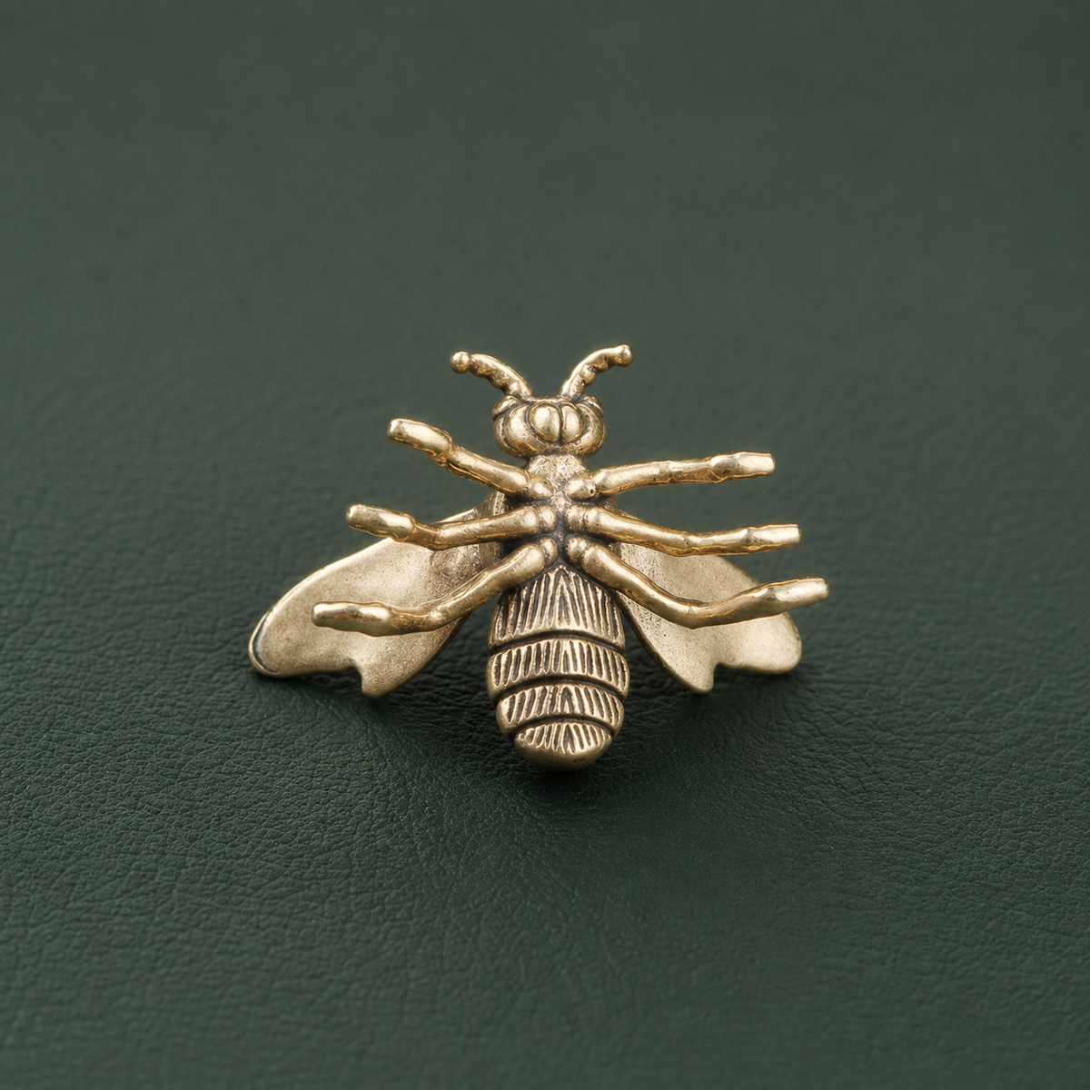 Antique Brass Honey Bee Figurine