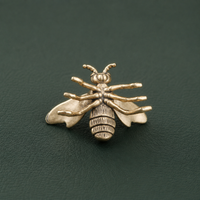 Antique Brass Honey Bee Figurine