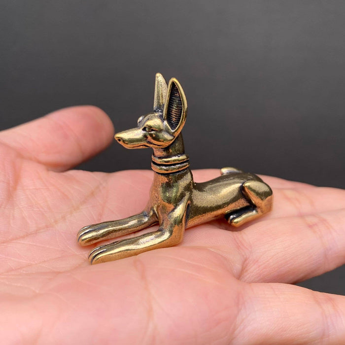 Brass Pharaoh's Hound Decoration