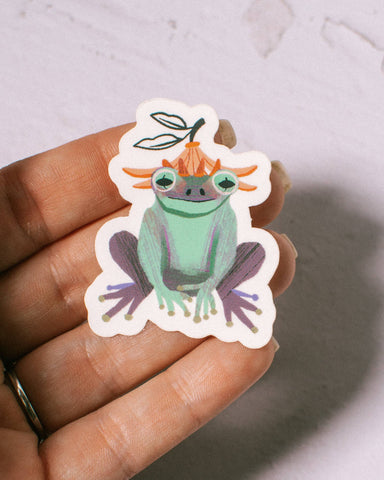 Fox Manor Holographic Vinyl Sticker