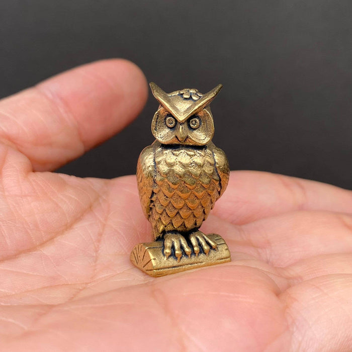 Brass Owl Decoration