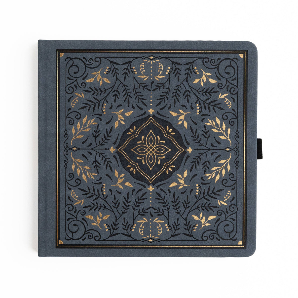 Storybook in Navy Dot Grid Pocket Journal