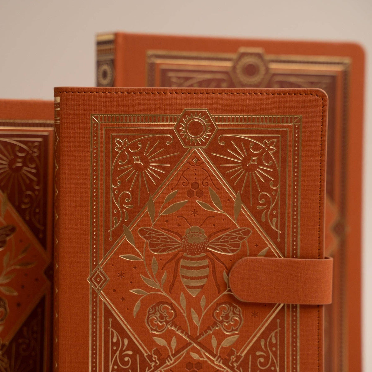 Keeper of the Bees in Rust Dot Grid Pocket Journal