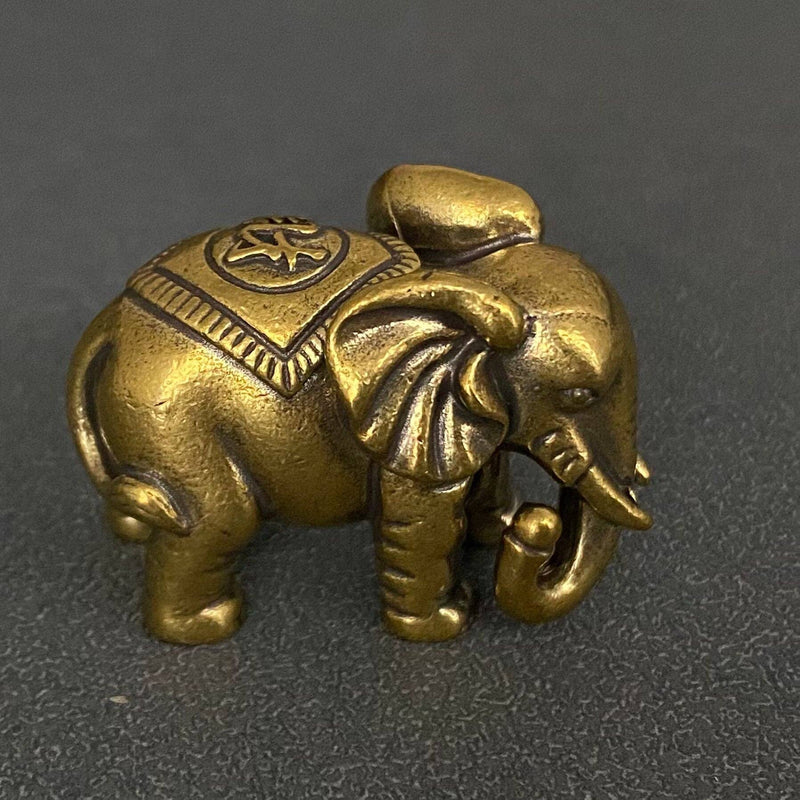 Brass Elephant Decoration