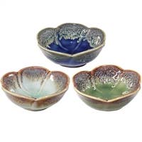 River Bloom Ceramic Flower Bowls