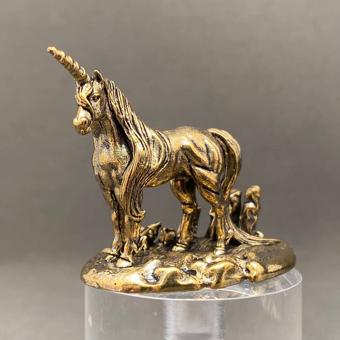 Brass Unicorn Figurine