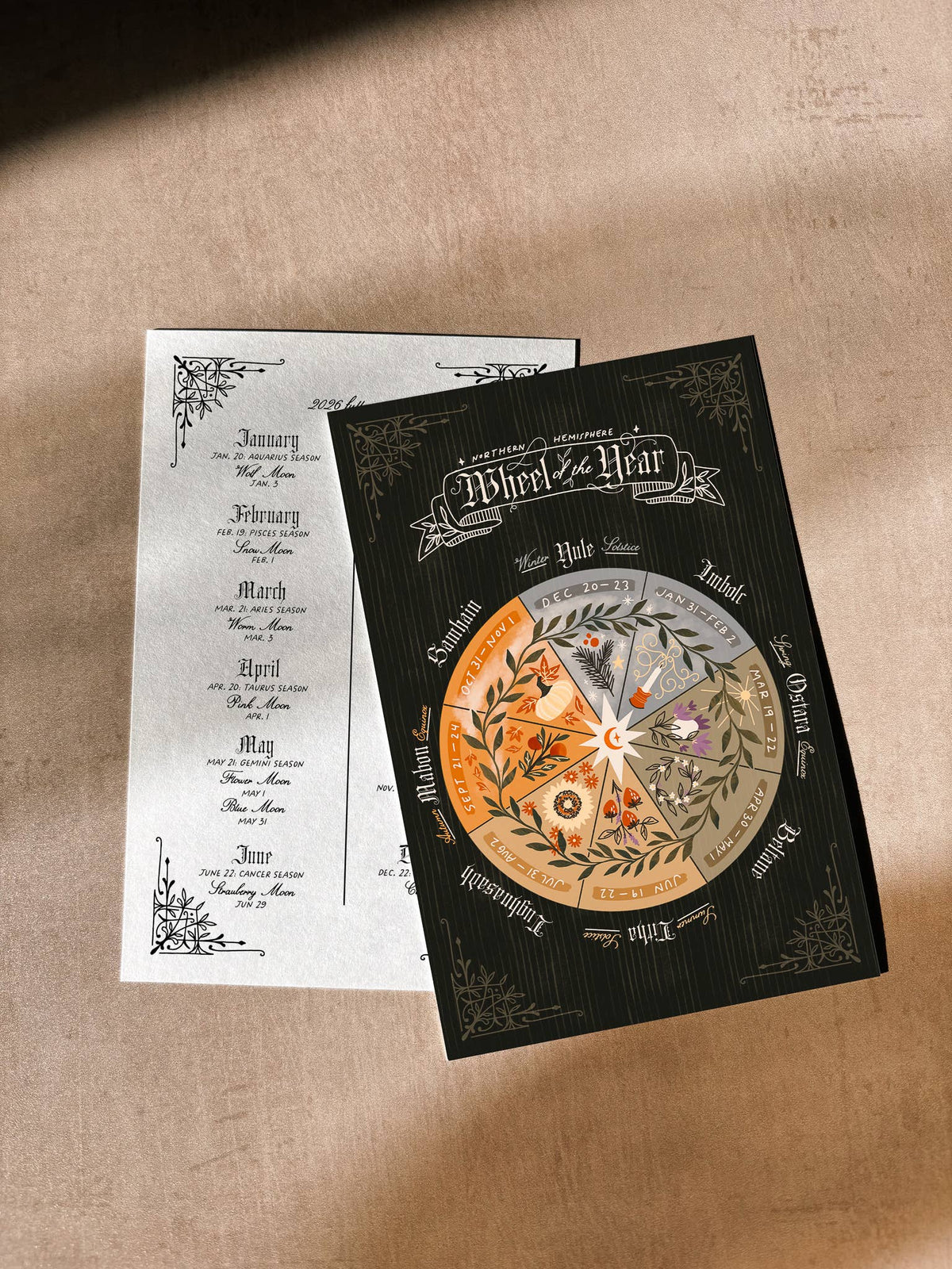 Wheel of the Year 2026 Print