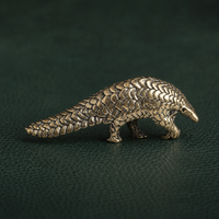 Antique Brass Pangolin Figurine