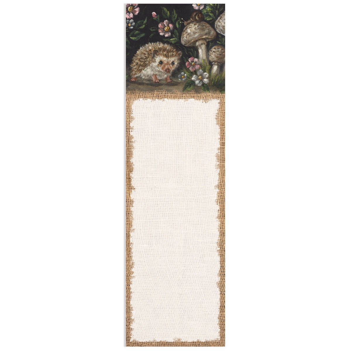 Woodland Hedgehog Magnetic Notepad