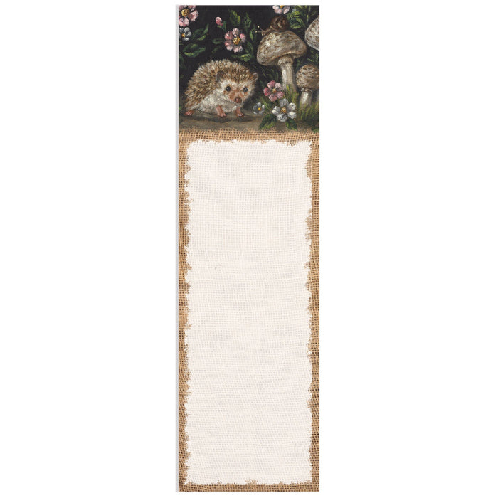 Woodland Hedgehog Magnetic Notepad