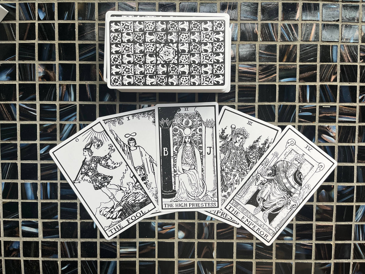 Pixie's Line Art Rider Waite Tarot