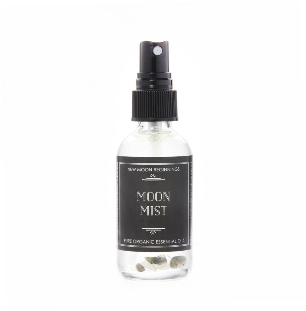 Moon Mist Spray with Crystal Chips and Essential Oils