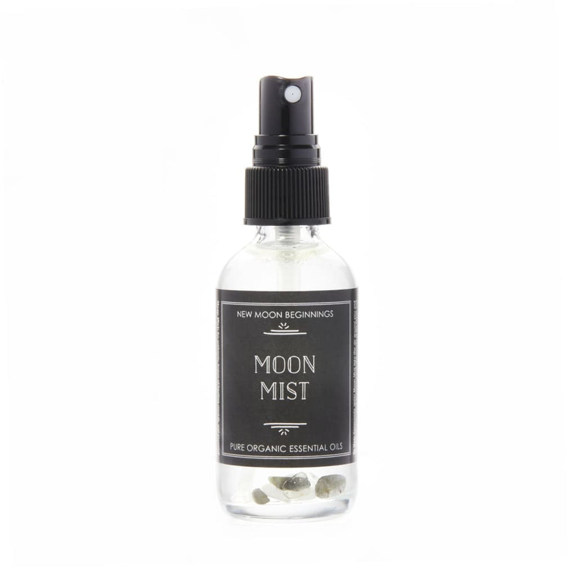 Moon Mist Spray with Crystal Chips and Essential Oils