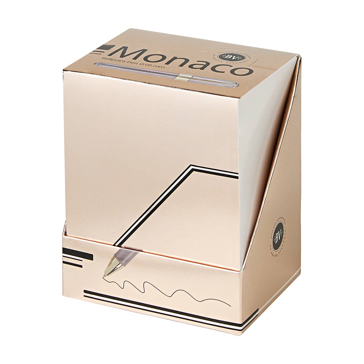 Pearlescent White Monaco Fine Point Soft Touch Pen, 0.5mm