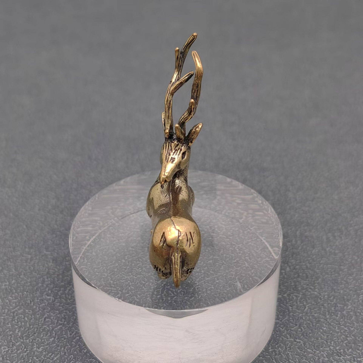 Brass Elk Figurine