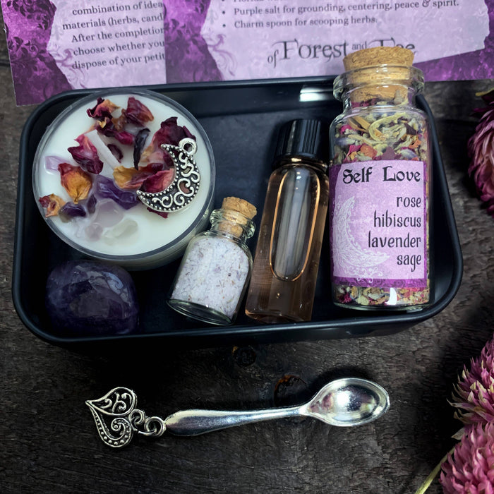 Self Love Travel Altar: Portable Ritual Kit for Compassion & Acceptance