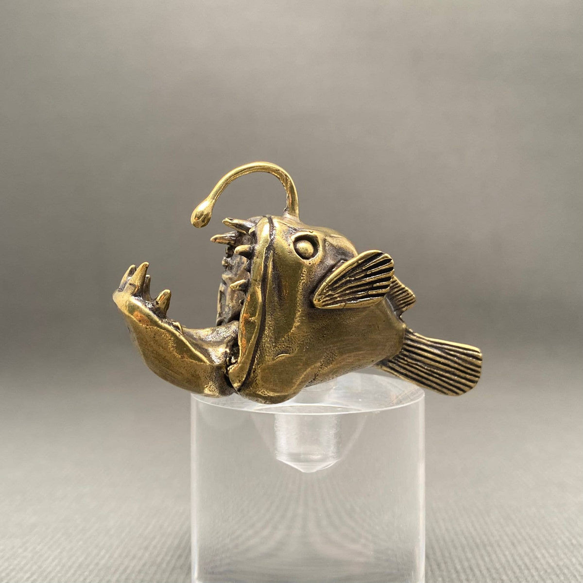 Brass Angler Fish Decoration
