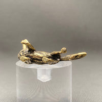 Small Brass Fox Decoration