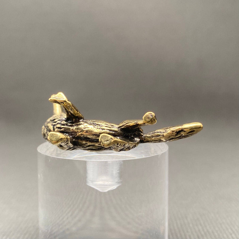 Small Brass Fox Decoration