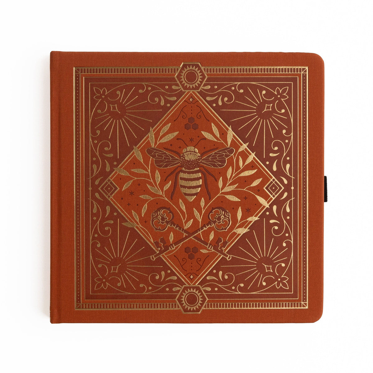 Keeper of the Bees in Rust Dot Grid Pocket Journal
