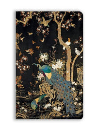 Embroidered Hanging with Peacock Lined Journal