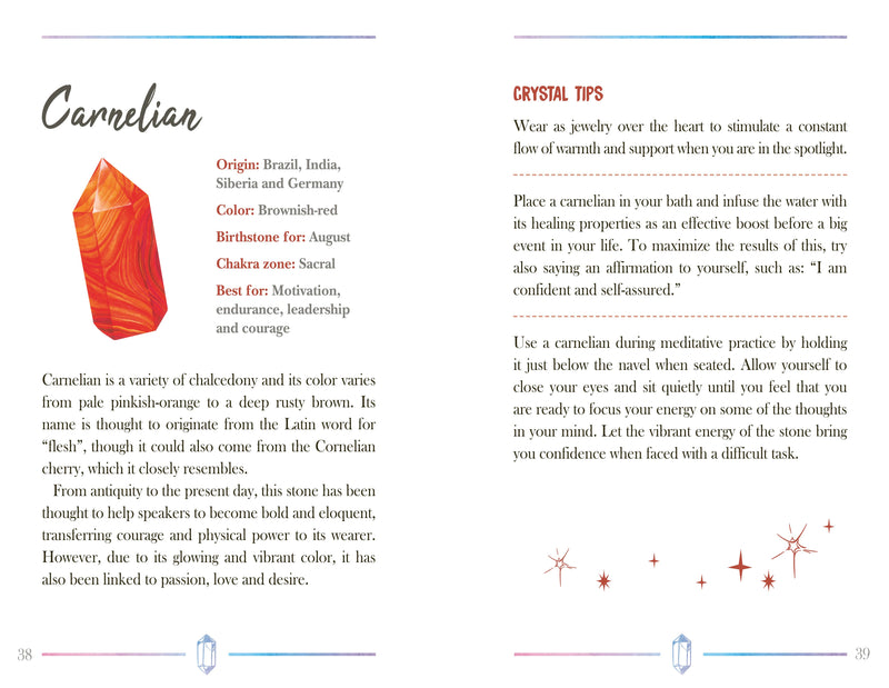 Little Book of Crystals by Astrid Carvel