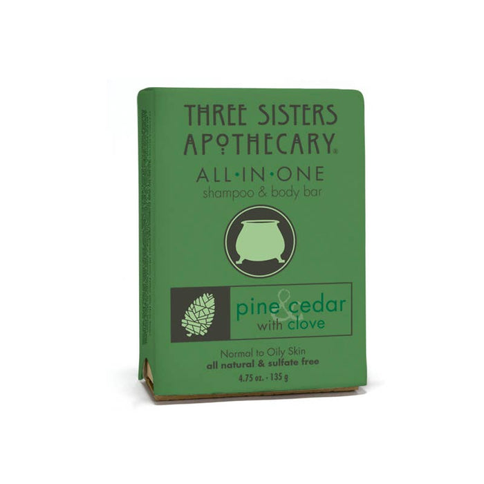 Pine & Cedar All in One Shampoo & Body Bar