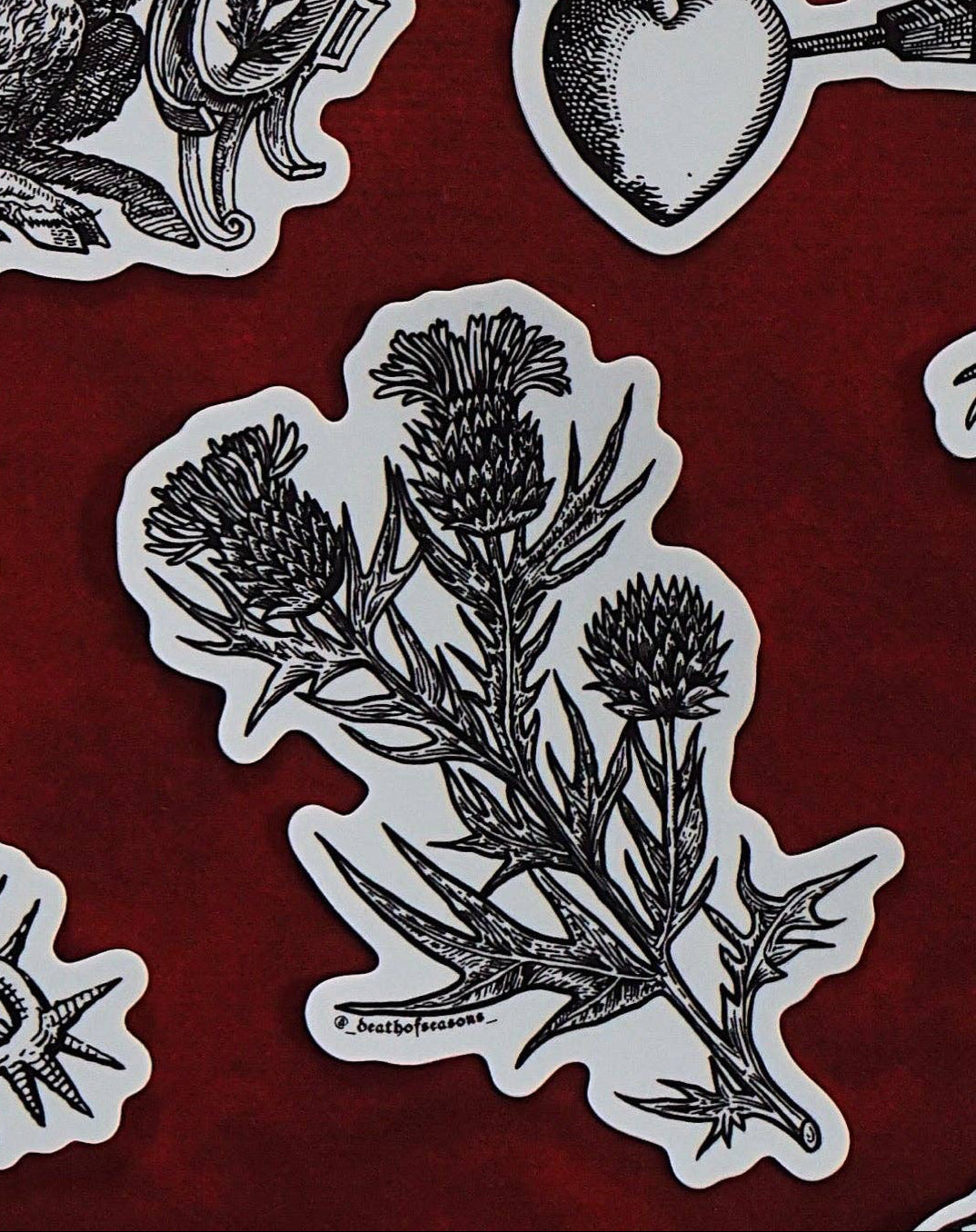 Thistle Sticker