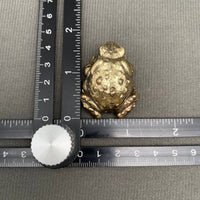 Brass Warty Toad Decoration