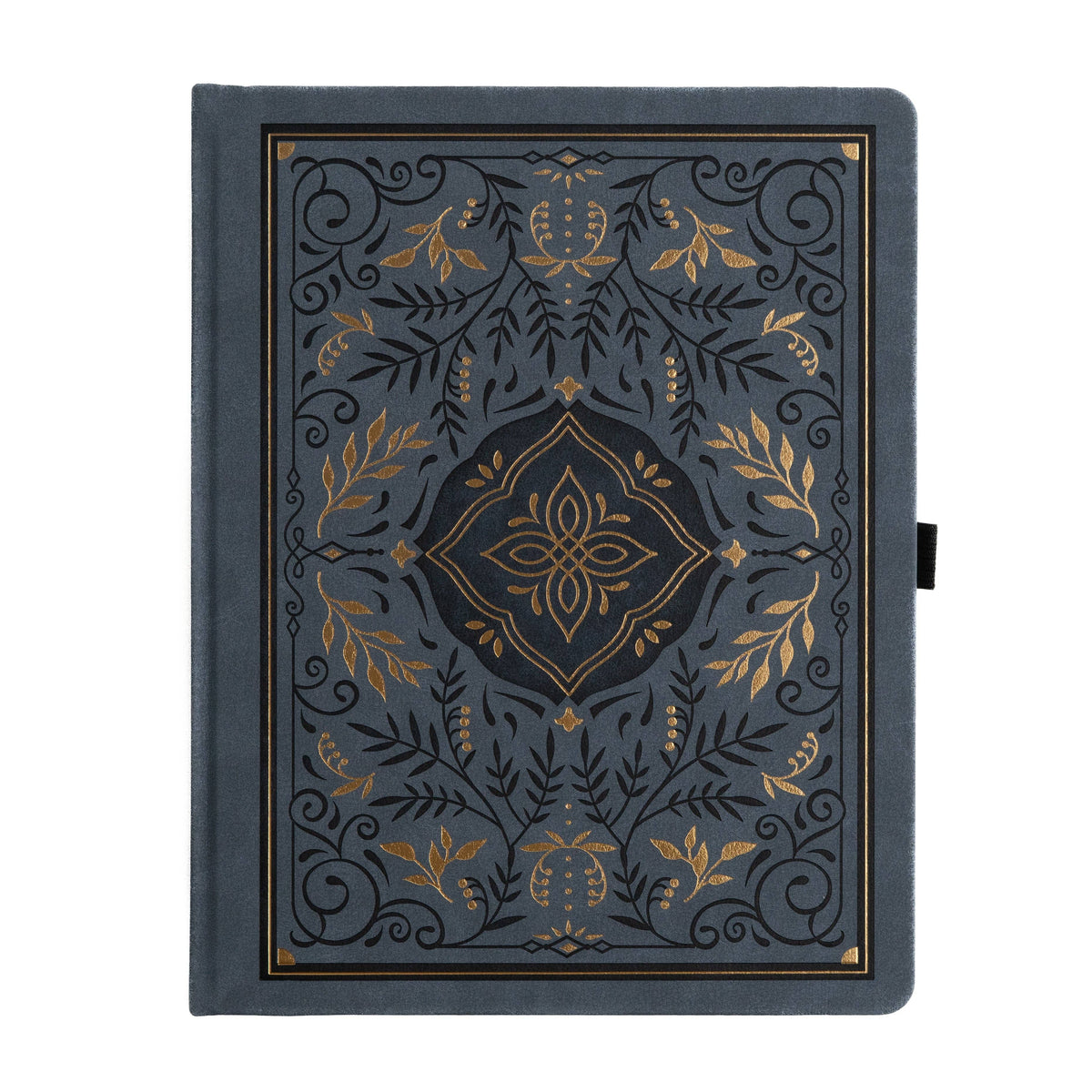 Storybook in Navy Dot Grid Pocket Journal