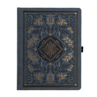 Storybook in Navy Dot Grid Pocket Journal