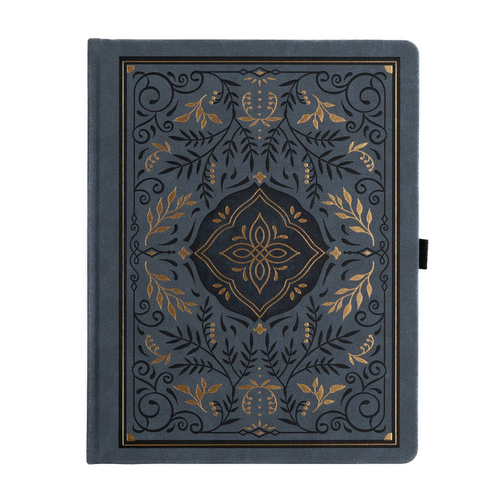 Storybook in Navy Dot Grid Pocket Journal