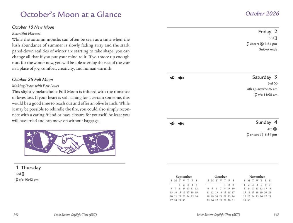 Llewellyn's 2026 Moon Sign Datebook