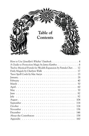 Llewellyn's 2026 Witches' Datebook