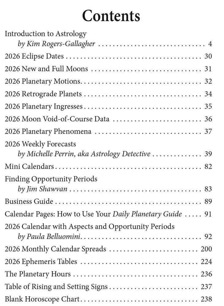 Llewellyn's 2026 Daily Planetary Guide