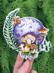 Matsutake Moon Vinyl Sticker