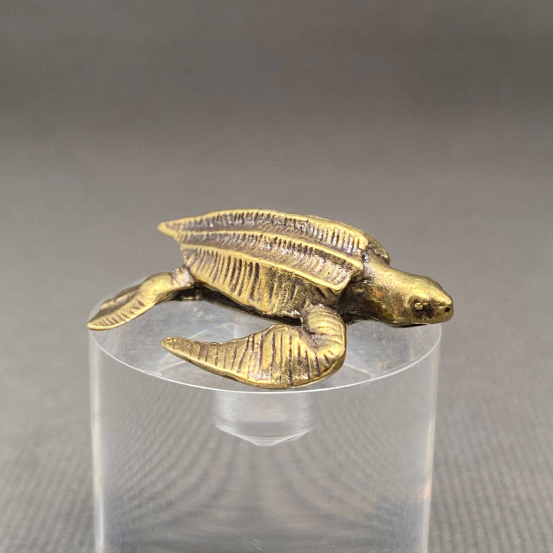 Brass Sea Turtle Decoration