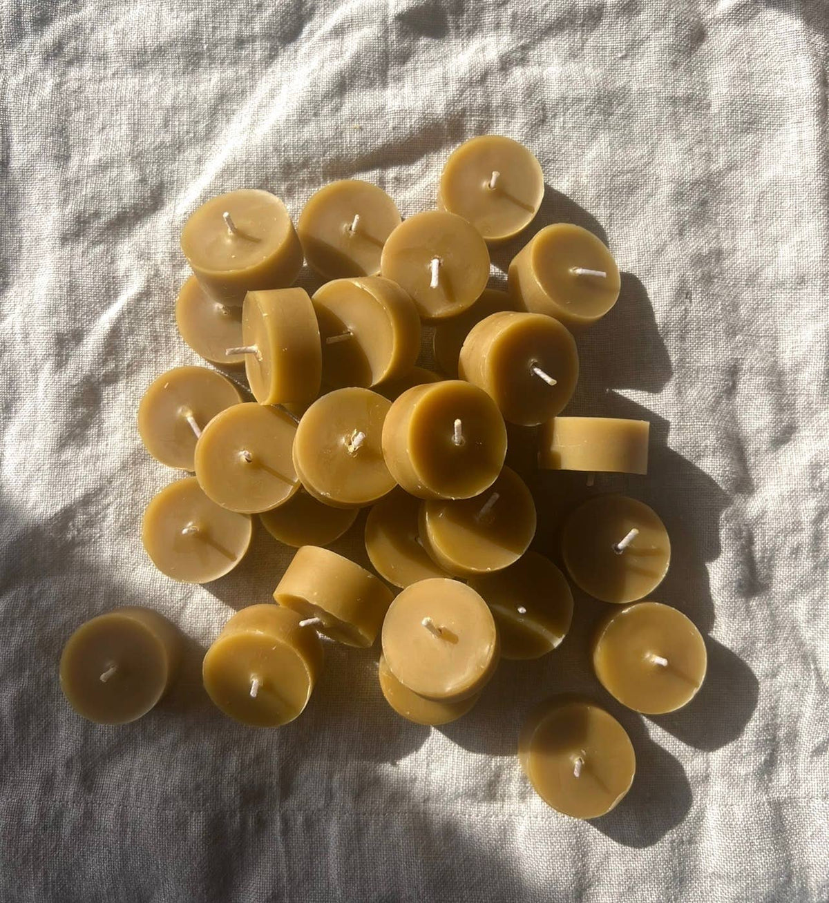 Beeswax Tea Light Candle