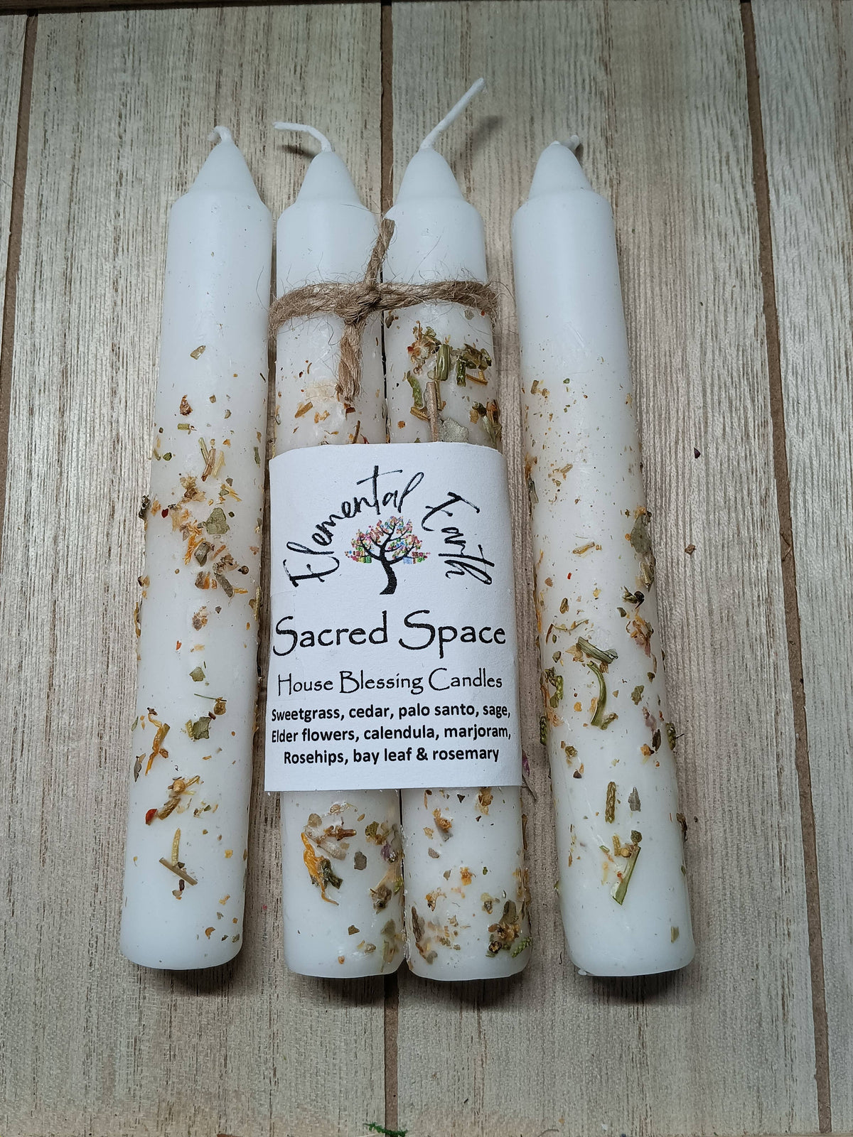 Sacred Space Herbal Ritual Candles | House Blessing, Cleansing & Protection