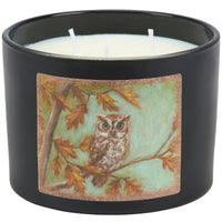 Autumn Owl Three-Wick Soy Candle