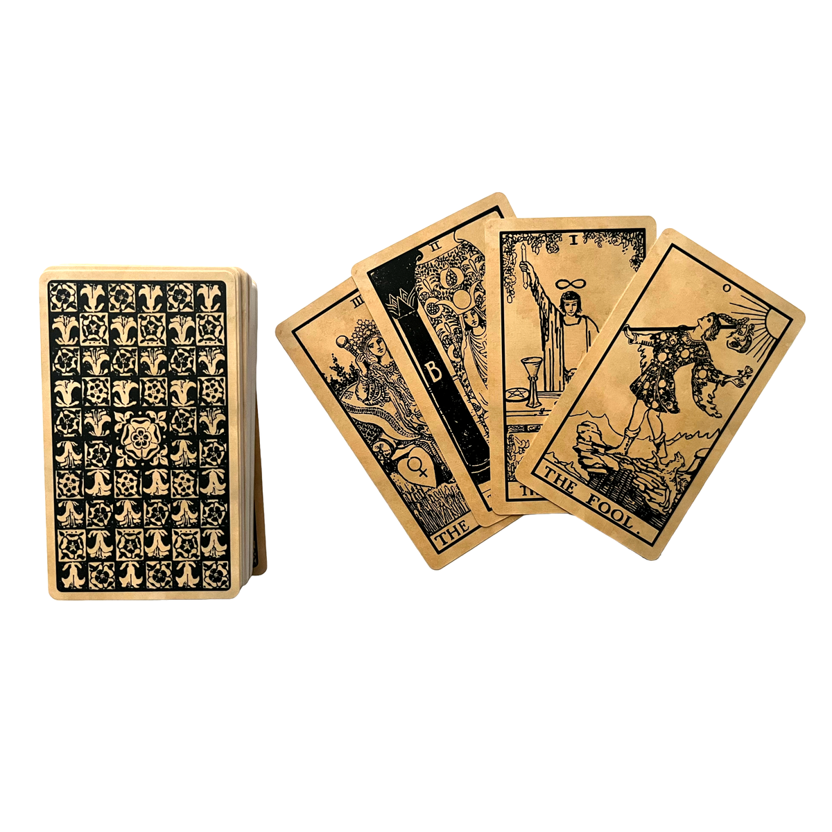 Tea-Stained Rider Waite Tarot Deck