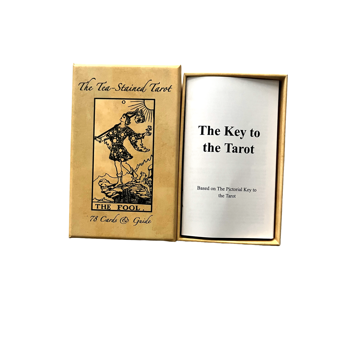 Tea-Stained Rider Waite Tarot Deck