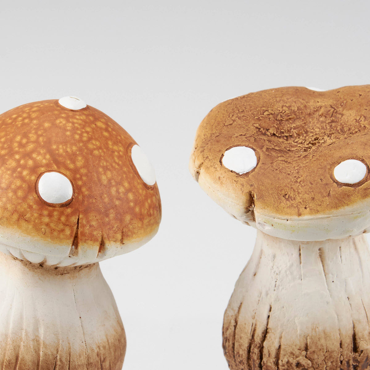 Ceramic Mushroom Figurines