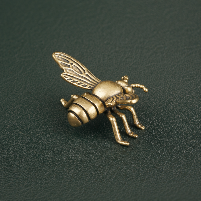 Antique Brass Honey Bee Figurine
