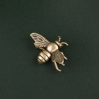 Antique Brass Honey Bee Figurine
