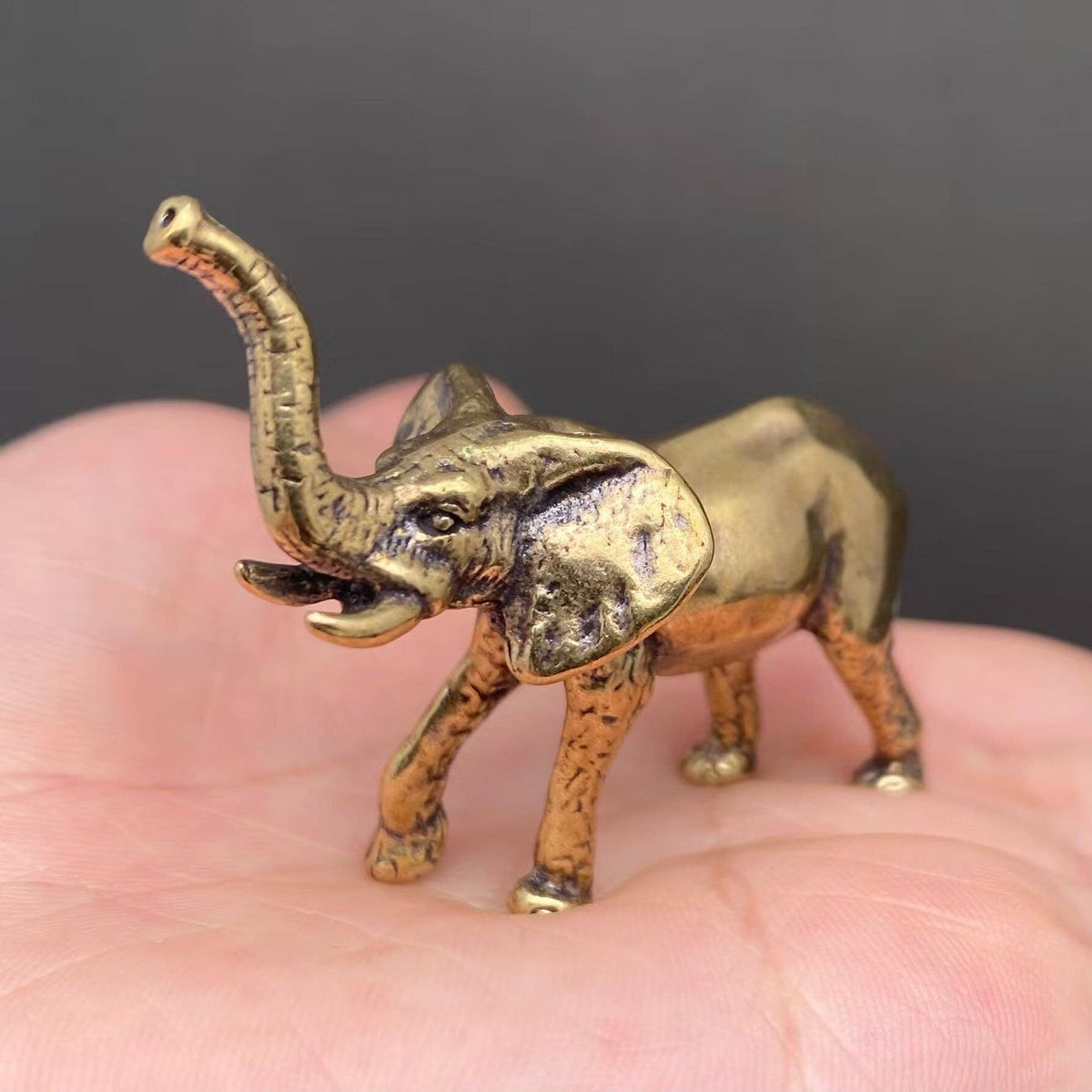 Brass Elephant Figurine