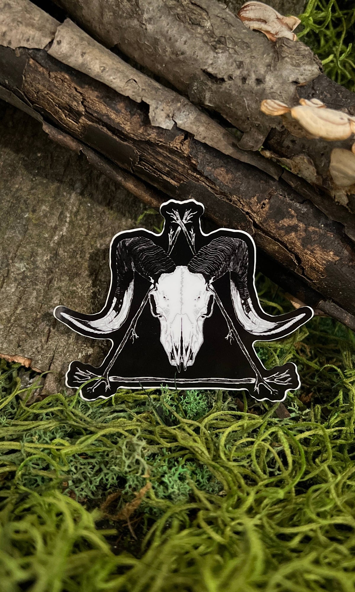 Ram Skull Sticker