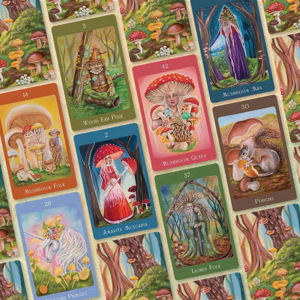 Mushroom Folk Oracle By Sharon McLeod