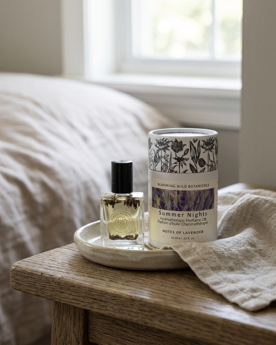 Summer Nights Aromatherapy Perfume Oil with Lavender