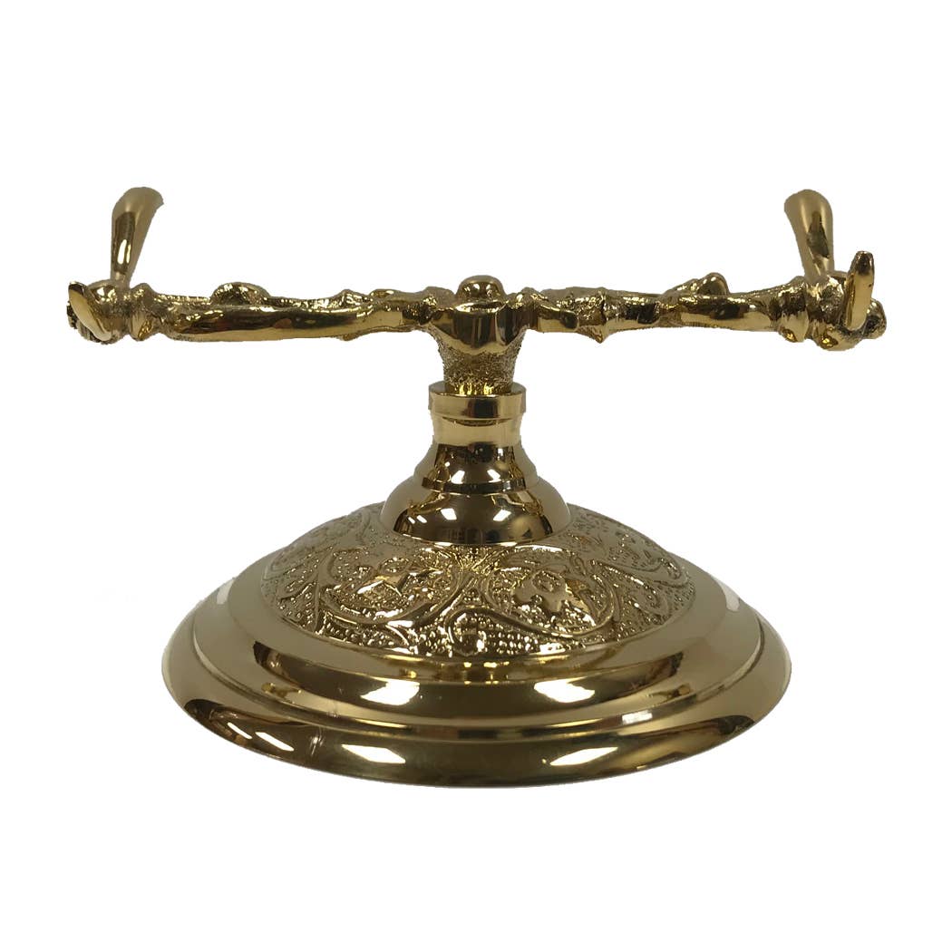 Antique Brass Pen Holder & Bone Nib Pen